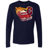 T-Shirts Midnight Navy / Small Fury And Fire Men's Premium Long Sleeve