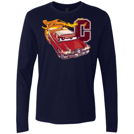 T-Shirts Midnight Navy / Small Fury And Fire Men's Premium Long Sleeve