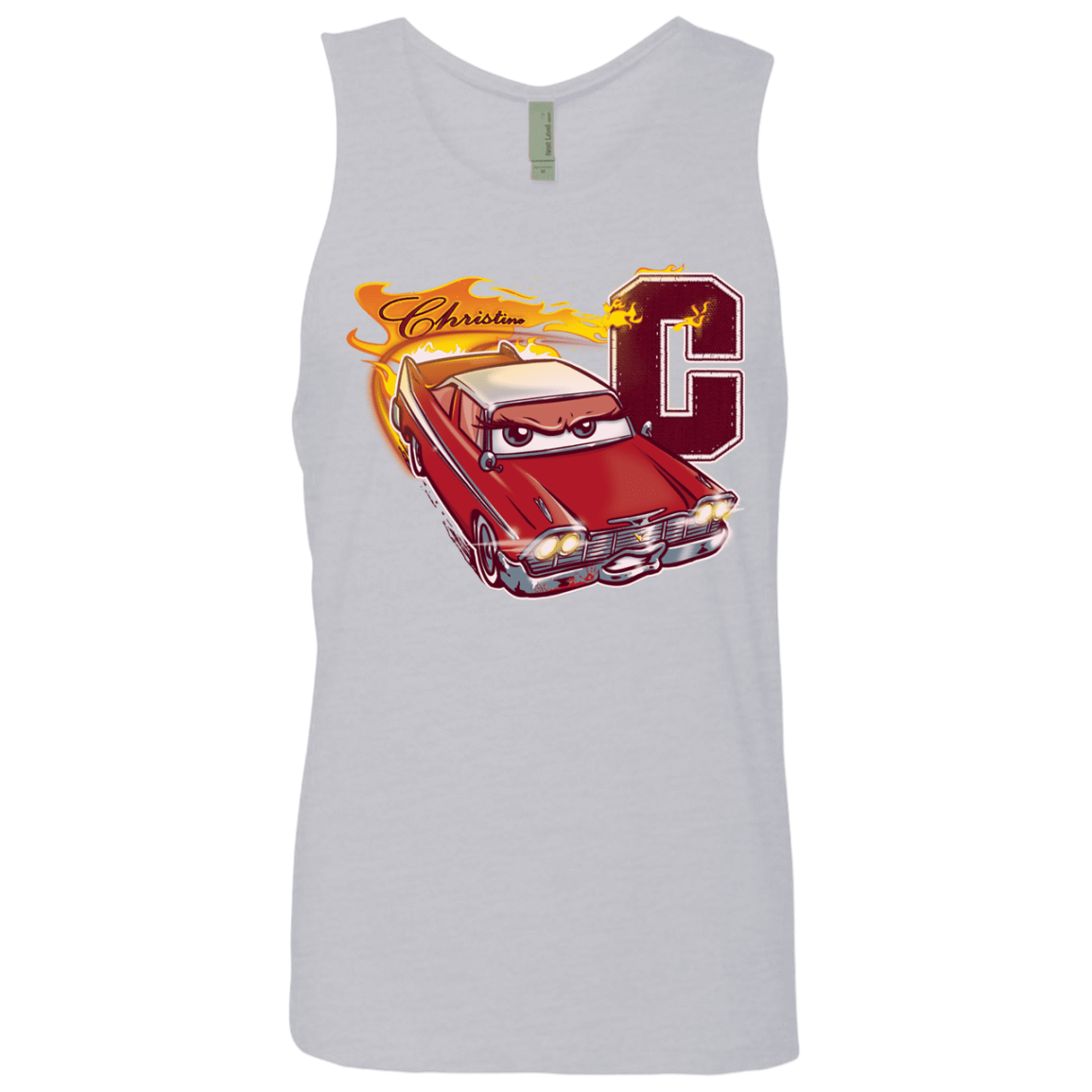 T-Shirts Heather Grey / Small Fury And Fire Men's Premium Tank Top