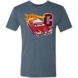 T-Shirts Indigo / Small Fury And Fire Men's Triblend T-Shirt