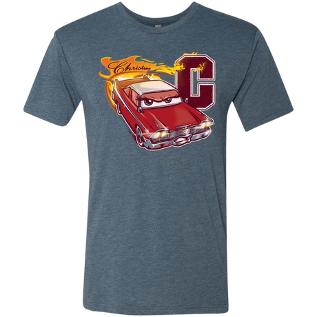 T-Shirts Indigo / Small Fury And Fire Men's Triblend T-Shirt