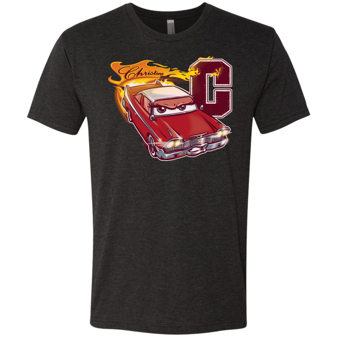 T-Shirts Vintage Black / Small Fury And Fire Men's Triblend T-Shirt