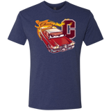 T-Shirts Vintage Navy / Small Fury And Fire Men's Triblend T-Shirt
