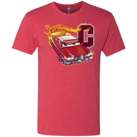 T-Shirts Vintage Red / Small Fury And Fire Men's Triblend T-Shirt