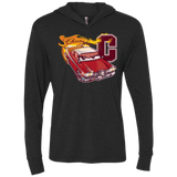 T-Shirts Vintage Black / X-Small Fury And Fire Triblend Long Sleeve Hoodie Tee