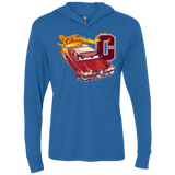 T-Shirts Vintage Royal / X-Small Fury And Fire Triblend Long Sleeve Hoodie Tee