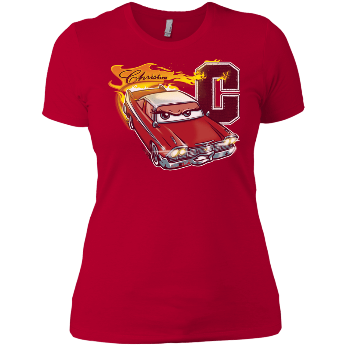 T-Shirts Red / X-Small Fury And Fire Women's Premium T-Shirt