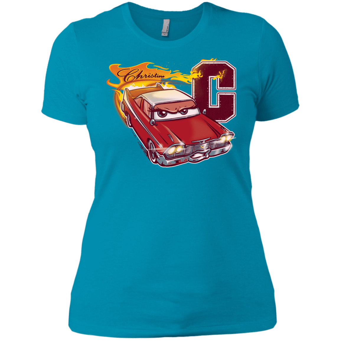 T-Shirts Turquoise / X-Small Fury And Fire Women's Premium T-Shirt