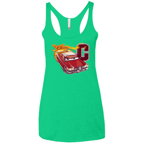 T-Shirts Envy / X-Small Fury And Fire Women's Triblend Racerback Tank