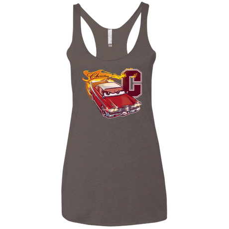 T-Shirts Macchiato / X-Small Fury And Fire Women's Triblend Racerback Tank