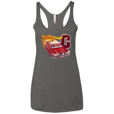 T-Shirts Premium Heather / X-Small Fury And Fire Women's Triblend Racerback Tank