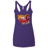 T-Shirts Purple / X-Small Fury And Fire Women's Triblend Racerback Tank