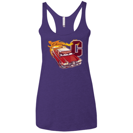 T-Shirts Purple / X-Small Fury And Fire Women's Triblend Racerback Tank