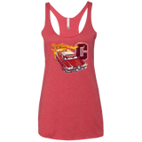 T-Shirts Vintage Red / X-Small Fury And Fire Women's Triblend Racerback Tank