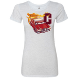 T-Shirts Heather White / Small Fury And Fire Women's Triblend T-Shirt