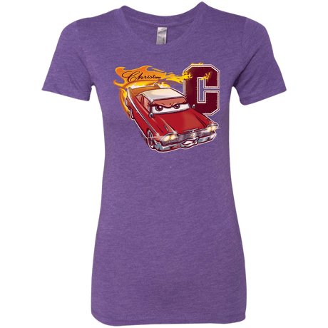 T-Shirts Purple Rush / Small Fury And Fire Women's Triblend T-Shirt