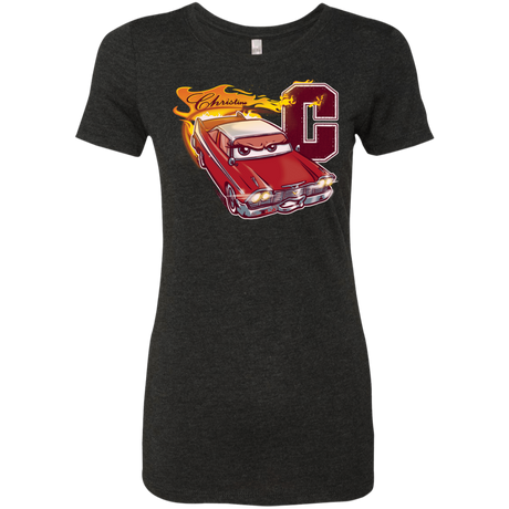 T-Shirts Vintage Black / Small Fury And Fire Women's Triblend T-Shirt