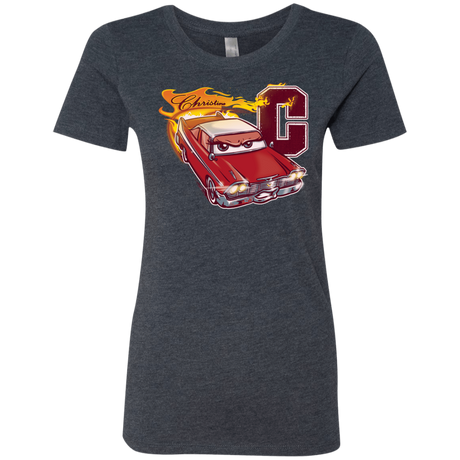 T-Shirts Vintage Navy / Small Fury And Fire Women's Triblend T-Shirt