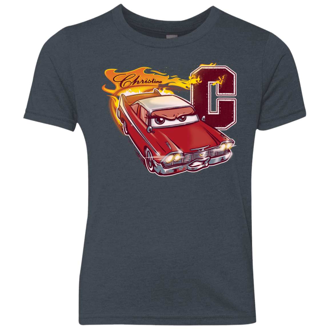 T-Shirts Vintage Navy / YXS Fury And Fire Youth Triblend T-Shirt