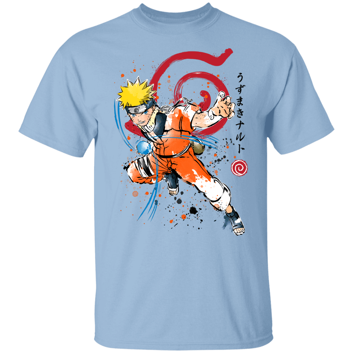 T-Shirts Light Blue / YXS Fury of the Rasengan Youth T-Shirt