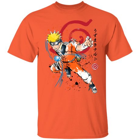 T-Shirts Orange / YXS Fury of the Rasengan Youth T-Shirt