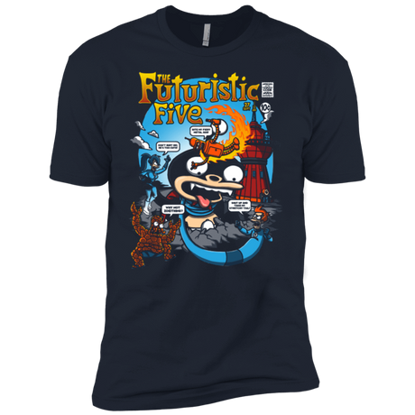 T-Shirts Midnight Navy / YXS Futurama Fantastic 4 Boys Premium T-Shirt