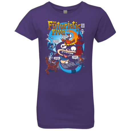 T-Shirts Purple Rush / YXS Futurama Fantastic 4 Girls Premium T-Shirt