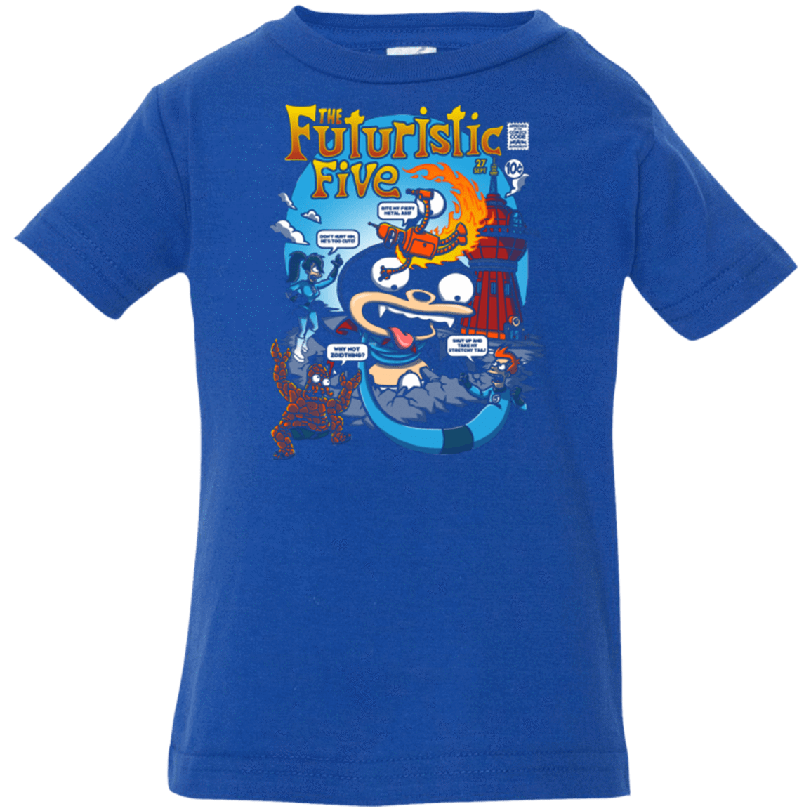 T-Shirts Royal / 6 Months Futurama Fantastic 4 Infant Premium T-Shirt