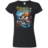 T-Shirts Black / S Futurama Fantastic 4 Junior Slimmer-Fit T-Shirt