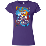 T-Shirts Purple / S Futurama Fantastic 4 Junior Slimmer-Fit T-Shirt