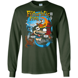 T-Shirts Forest Green / S Futurama Fantastic 4 Men's Long Sleeve T-Shirt