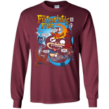 T-Shirts Maroon / S Futurama Fantastic 4 Men's Long Sleeve T-Shirt