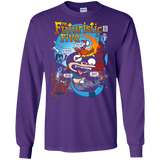 T-Shirts Purple / S Futurama Fantastic 4 Men's Long Sleeve T-Shirt