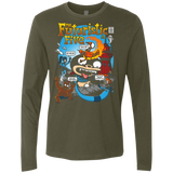 T-Shirts Military Green / S Futurama Fantastic 4 Men's Premium Long Sleeve