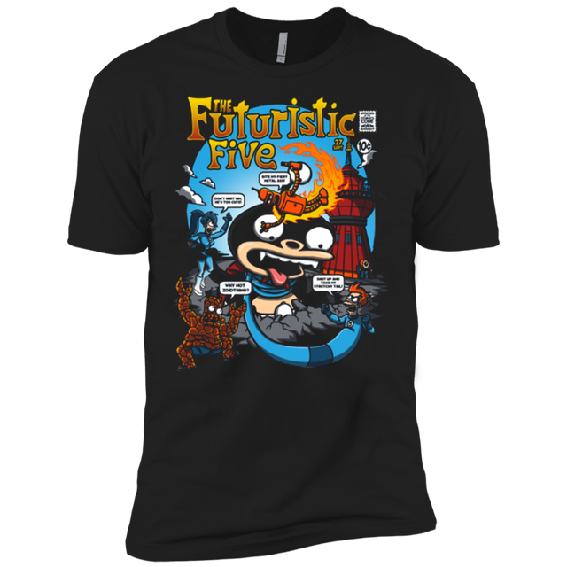 T-Shirts Black / X-Small Futurama Fantastic 4 Men's Premium T-Shirt