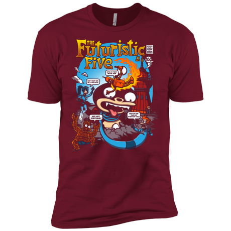 T-Shirts Cardinal / X-Small Futurama Fantastic 4 Men's Premium T-Shirt