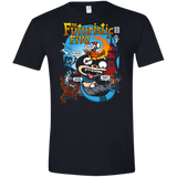 T-Shirts Black / X-Small Futurama Fantastic 4 Men's Semi-Fitted Softstyle
