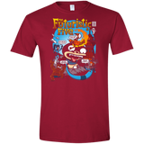 T-Shirts Cardinal Red / S Futurama Fantastic 4 Men's Semi-Fitted Softstyle