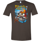 T-Shirts Dark Chocolate / S Futurama Fantastic 4 Men's Semi-Fitted Softstyle