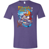 T-Shirts Heather Purple / S Futurama Fantastic 4 Men's Semi-Fitted Softstyle