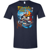 T-Shirts Navy / X-Small Futurama Fantastic 4 Men's Semi-Fitted Softstyle
