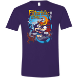 T-Shirts Purple / S Futurama Fantastic 4 Men's Semi-Fitted Softstyle