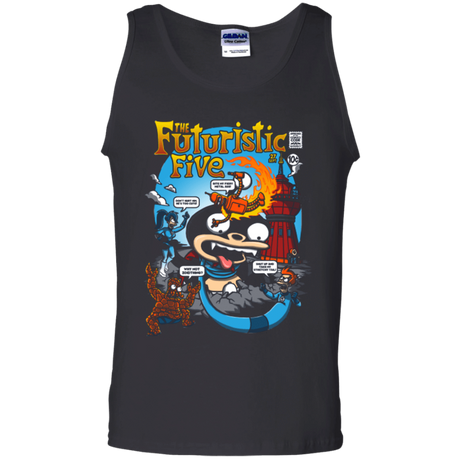 T-Shirts Black / S Futurama Fantastic 4 Men's Tank Top