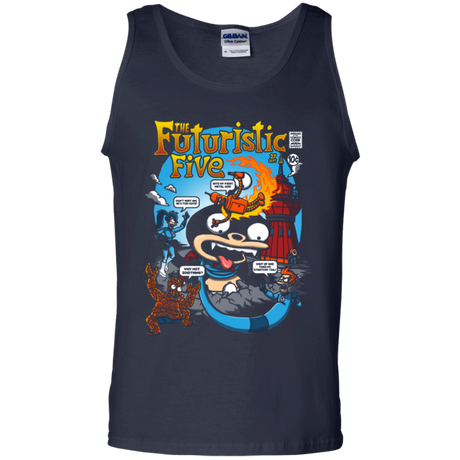 T-Shirts Navy / S Futurama Fantastic 4 Men's Tank Top