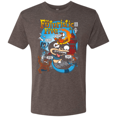 T-Shirts Macchiato / S Futurama Fantastic 4 Men's Triblend T-Shirt