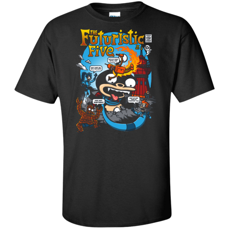 T-Shirts Black / XLT Futurama Fantastic 4 Tall T-Shirt