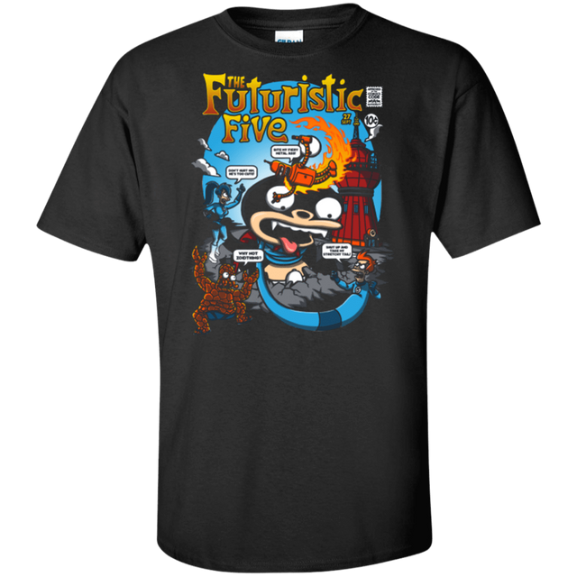 T-Shirts Black / XLT Futurama Fantastic 4 Tall T-Shirt