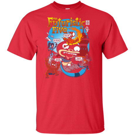 T-Shirts Red / XLT Futurama Fantastic 4 Tall T-Shirt