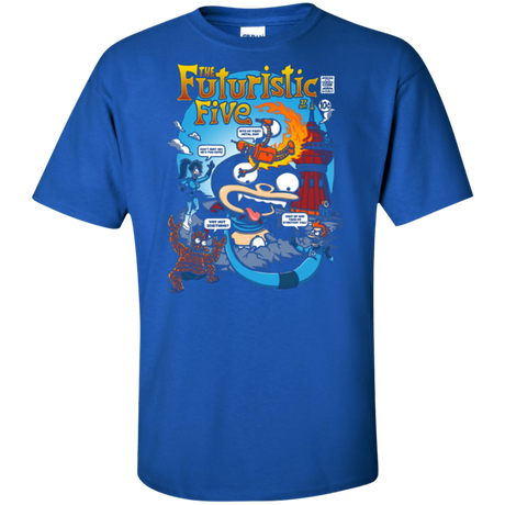 T-Shirts Royal / XLT Futurama Fantastic 4 Tall T-Shirt