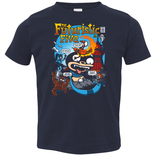 T-Shirts Navy / 2T Futurama Fantastic 4 Toddler Premium T-Shirt